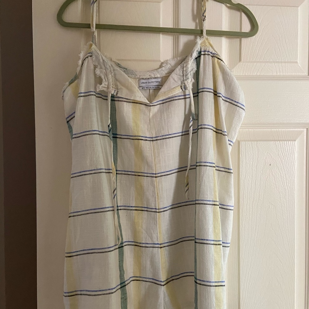 Urban outfitters plaid romper